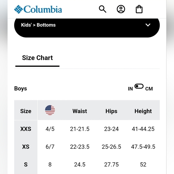 Columbia boys size XXS or 4/5 gray omni-tech waterproof tear away pants, EUC - Picture 8 of 10